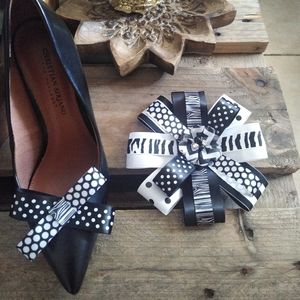 Custom Bow Brooches & Shoe Clips